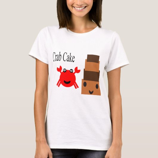 Crab Cake vrienden T-shirt (Voorkant)