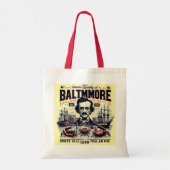 Crab Cakes, Clippers, and Crows: Baltimore Bound T Tote Bag (Achterkant)
