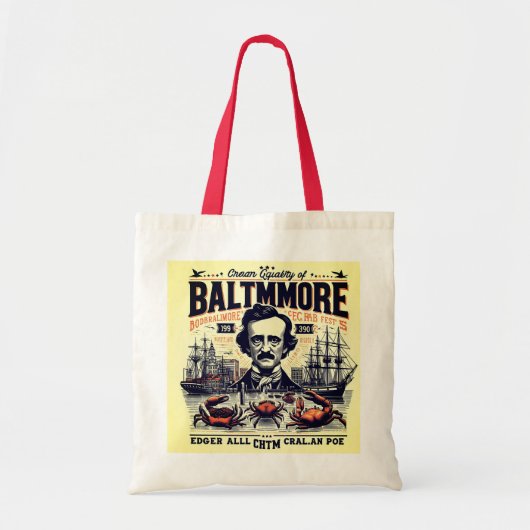 Crab Cakes, Clippers, and Crows: Baltimore Bound T Tote Bag (Voorkant)