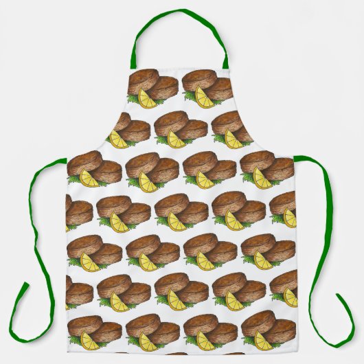 Crab Cakes Maryland Crabcakes restaurants Schort (Voorkant)