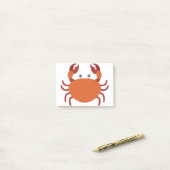 Crab cartoon post-it® notes (Op bureau)