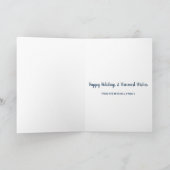 Crab Castle | Kerstmis met de tropische baardpalm Feestdagen Kaart (Binnen)