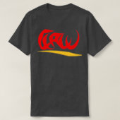 Crab Claw Typografie Logo T-shirt (Design voorkant)