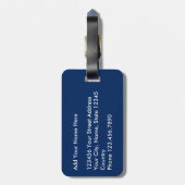 Crab Claws - Bagagelabel (Achterkant verticaal)