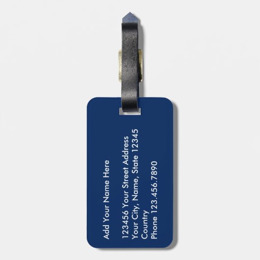 Crab Claws - Bagagelabel (Achterkant verticaal)