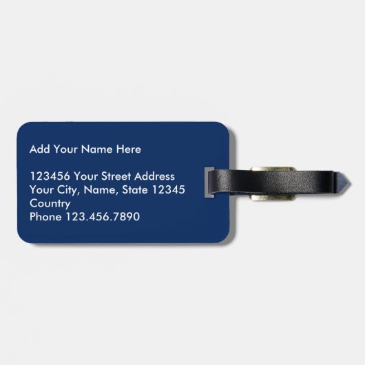 Crab Claws - Bagagelabel (Achterkant horizontaal)