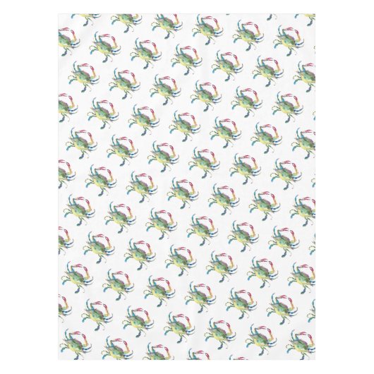 Crab Coastal Beach House Tafelkleed (Voorkant)