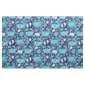 CRAB CONNECTION Indigo Blue Print Stof (Fat Quarter)