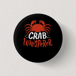 Crab - Crab Whisperer Ronde Button 3,2 Cm
