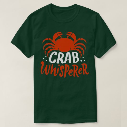 Crab Crab Whisperer T-shirt (Design voorkant)