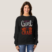 Crab Crabbing Crab Whisperer Crab Hunting Fisher Trui (Voorkant volledig)