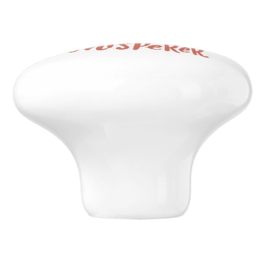 Crab Crabbing Keramische Knop (Zijkant)