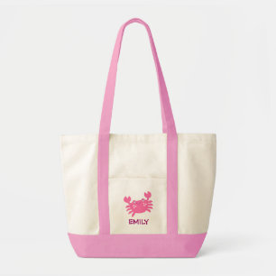 CRAB Crabby onder Zee Diaper / Grocery Bag Tote Bag