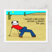 Crab Crawl Briefkaart (Voorkant)