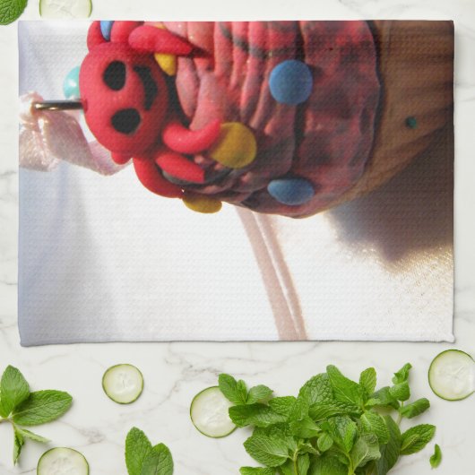 Crab Cupcake Theedoek (Gevouwen)