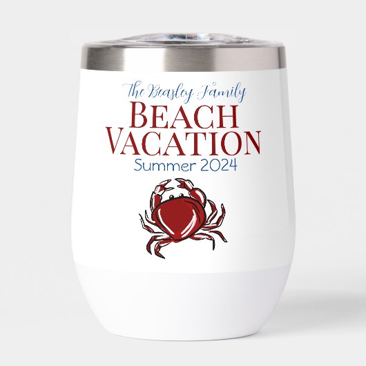 Crab Custom Beach Cruise Reunion Vakantie (Voorkant)
