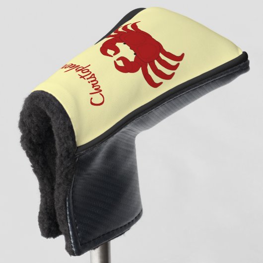 Crab Design Golfheadcover (3/4 voorkant)