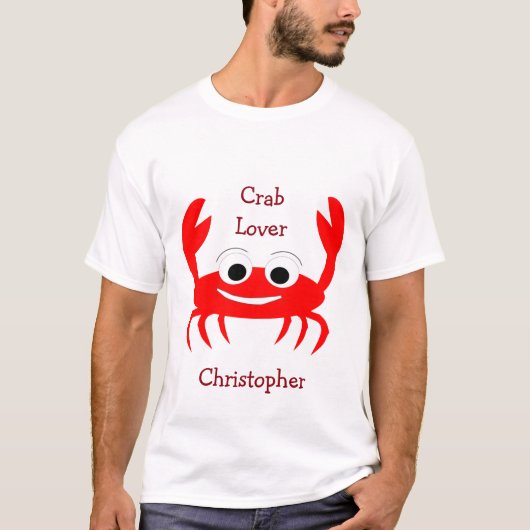 Crab Design T-Shirt (Voorkant)