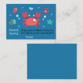 Crab Diaper Raffle Tickets (Voorkant / Achterkant)