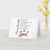 Crab Dip Recipe Kaart (Gele Bloem)