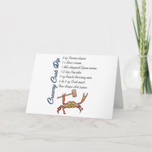 Crab Dip Recipe Kaart