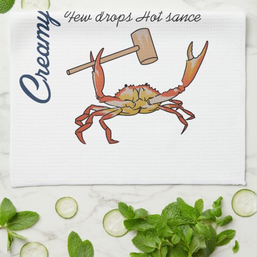 Crab Dip Recipe Theedoek (Gevouwen)