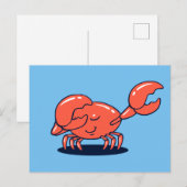 Crab doet de Dab Briefkaart (Voorkant / Achterkant)