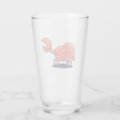 Crab doet de Dab Glas (Achterkant)