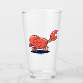 Crab doet de Dab Glas (Voorkant)