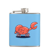 Crab doet de Dab Heupfles (Voorkant)