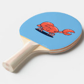 Crab doet de Dab Tafeltennisbatje (Voorkant Gekanteld)