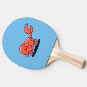 Crab doet de Dab Tafeltennisbatje (Zijkant)