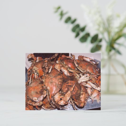Crab Feast Briefkaart (Staand voorkant)