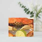 Crab Feast Invitation Briefkaart (Staand voorkant)