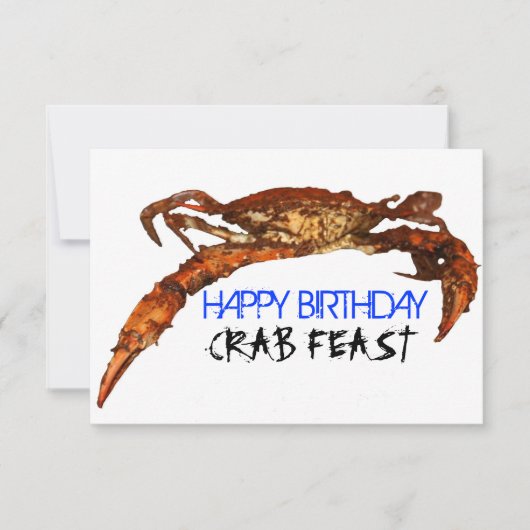 Crab Feast Kaart (Voorkant)