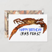 Crab Feast Kaart (Voorkant / Achterkant)