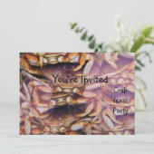 Crab feast Party_ Kaart (Staand voorkant)