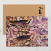 Crab feast Party_ Kaart (Voorkant / Achterkant)