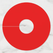 Crab Feast Red Maryland Hardshell schaaldieren Wijnglaslabel (Achterkant)