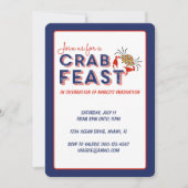 Crab Feast uitnodiging (Voorkant)
