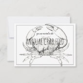 Crab Feed Corporate Luncheon Kaart (Voorkant)