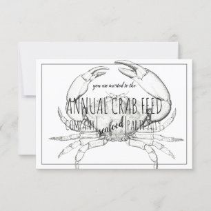 Crab Feed Corporate Luncheon Kaart