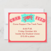 Crab Feed Invite Kaart (Voorkant)