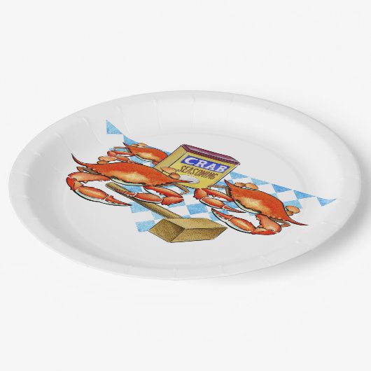 Crab Fest. Papieren Bordje (Gekanteld)
