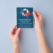 Crab Festival Crab Restaurant Fondsenwerving Openi Flyer (Hand)