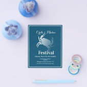 Crab Festival Evenement Food Truck Flyer (Enkel)