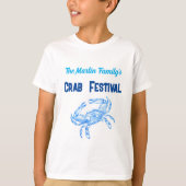 Crab festival - gepersonaliseerd T-Shirt (Voorkant)