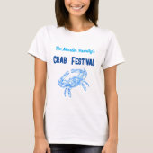 Crab festival - gepersonaliseerd t-shirt (Voorkant)
