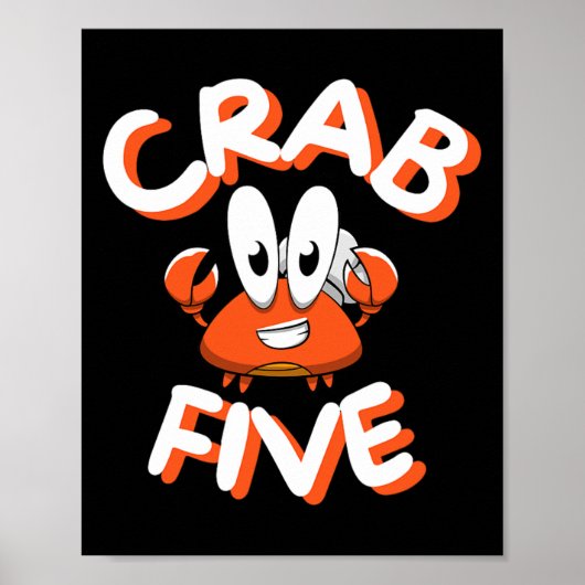 Crab Five  Poster (Voorkant)