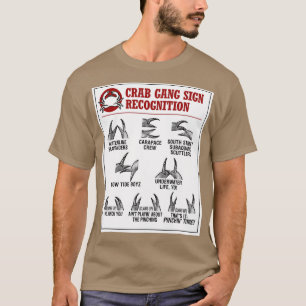 Crab Gang Signs Grafiek C T-shirt